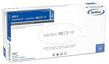MaiMed® solution next PF Einmalhandschuhe Nitril, blau 200 Stck.