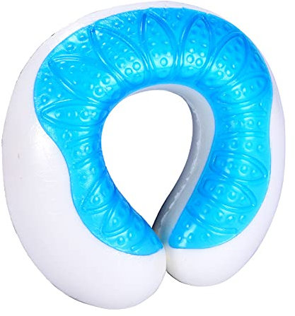 Orthologics™ Travel Neck Pillow Memory Foam Gel Soft Support Cushion Plane Flight Sleep Car OL1