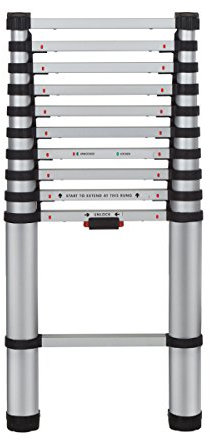 Youngmans 30113318 - Scala telescopica in alluminio, 3,21 m, multicolore