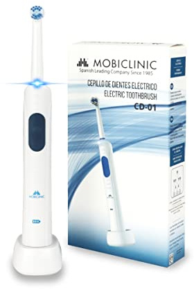 Mobiclinic, Cd-01 eltandborste, Uppladdningsbara djup rengöring, Ergonomisk form