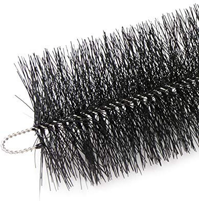Forega - Lot de 25 Brosses Filtrantes Bassin et Koi 60cm; Ø 15 cm | Nettoyage Efficace et Eau Claire | Fibres Polypropylène Haute Densité | Conception Poils Ondulés, Noir