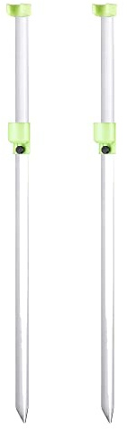 Genérico Soporte caña de pesca para surfcasting. longitud 100 cm, 2 unidades lote. Soporte caña playa.