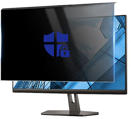 Filtre D'écran De Confidentialité Pour Ordinateur 22-27 Pouces Anti-Lumière Bleue Cadre Moniteur Universel Type Suspendu Bouclier Confidentialité Amovible, Acrylique Anti-Rayures / 22Inch/490x31