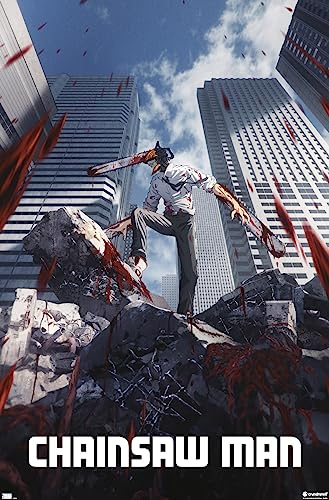 Chainsaw Man - Key Art Wall Poster, 34L x 22.4W, Unframed Version