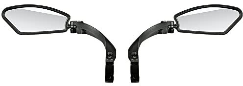 Fahrradspiegel Bike Wide Range Back Sight Reflektor Einstellbarer Linker Scooter E Bike Spiegel Fahrrad Lenker Rückspiegel Fahrrad RüCkspiegel (Color : Left Right)