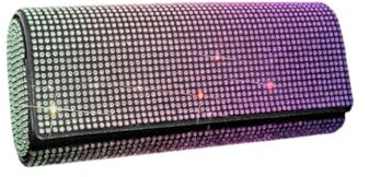 AGALUS Sonnenbrillen-Box-Etui, Leder, Girly-Brillenzubehör, Tragbarer Aufbewahrungs-Brillenhalter, Damen-Bling-Glitzer-Brillen-Organizer,multi