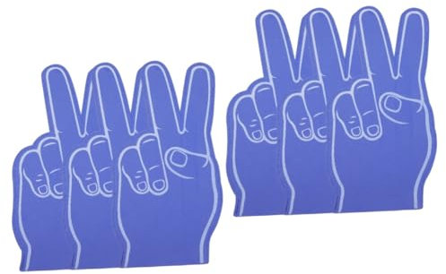 VANZACK 6stücke Eva Schaum Finger Handschuhe Für Sportveranstaltungen Lustige Cheerleading Requisiten Und Party Geräuschmacher Für Fans