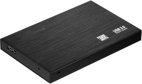 NQYZZFA Disque dur externe portable 2,5 500 Go à 8 To USB 3.0 ultra fin en aluminium pour PC/ordinateur de bureau/ordinateur portable/TV/Windows, 500 Go, noir
