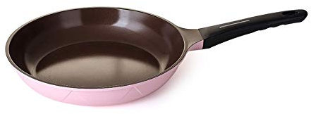 Pentola Cucina, Padella Antiaderente in Ceramica a induzione, Wok antifumo 28 cm