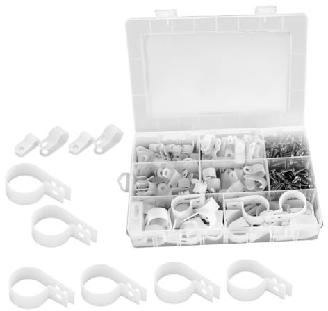 ROMISBABA 1set Clip Per Elettrici R-type Set Facile Ethernet e Tv Per e Organizzazione