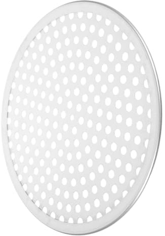 Cabilock Plaque ronde perforée en alliage d'aluminium, cuisson homogène, bord cranté, résistante déformation, pour four cuisine