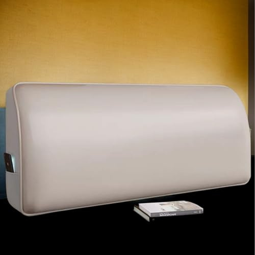 HORLSKI Bett-Kopfteil-Bezüge Kunstleder All-Inclusive-Schutzbezug Wasserdicht Für Kopfteil Schlafzimmerdekor in Größen Einzelbett Doppelbett King Queen,A,180cm