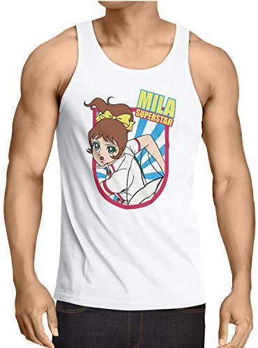 style3 Mila Volleyball Herren Tank Top Anime Manga Team Japan, Größe:M