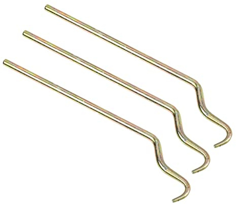 iplusmile Crochet De Torsion En Acier Inoxydable 3 Pièces Pour Fil D'armature Outil De Serrage Flexible Pour Construction Pour Projets De Bricolage Et Chantiers