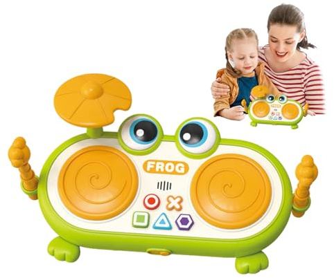 Kustimantu Musikspielzeug | Musikinstrumente Für Kleinkinder | Musikinstrumente Mit Lichteffekten Und -Design Für Kinder Mädchen Zum Trommeln Bei Zuhause Aktivitäten