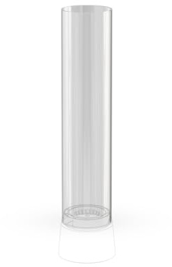 höfats - Cylindre en verre Spin air 1200 - Verre de rechange pour feu de table Spin Air 900 en verre borosilicate résistant à la chaleur - Accessoire original - Pièce de rechange pour cheminée de