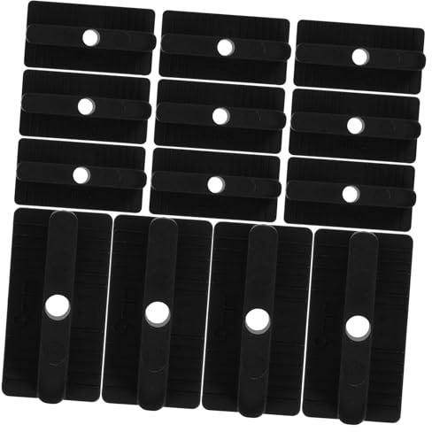 Gatuida 200 pièces Fixations Invisibles pour Lame Terrasse Composite Clips de Fixation Sans Outils pour Plancher Extérieur Compatible pour Aménagement Jardin et Parc