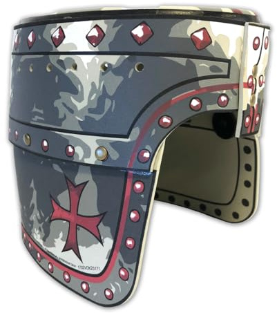 Liontouch - Casque du Chevalier Maltais - 3-8 Ans | Jouet d'Imitation Médiéval en Mousse, Thème Classique de la Croix Rouge | Armes et Armure de Bataille Sûres pour Le Déguisement des Garçons