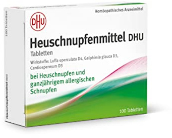 DHU Heuschnupfenmittel, 100 St. Tabletten | macht nicht müde – hilft Augen und Nase