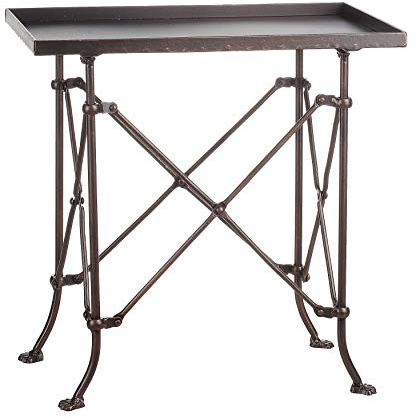 Creative Co-Op Bronze Metal Rectangle Table