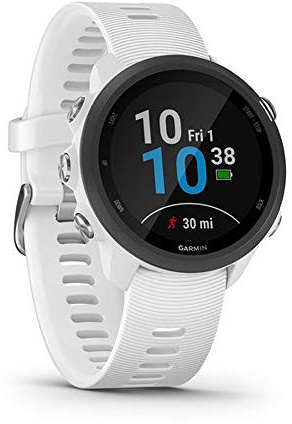 Garmin Forerunner 245 Music, GPS Running Smartwatch with Music and Advanced Dynamics, White