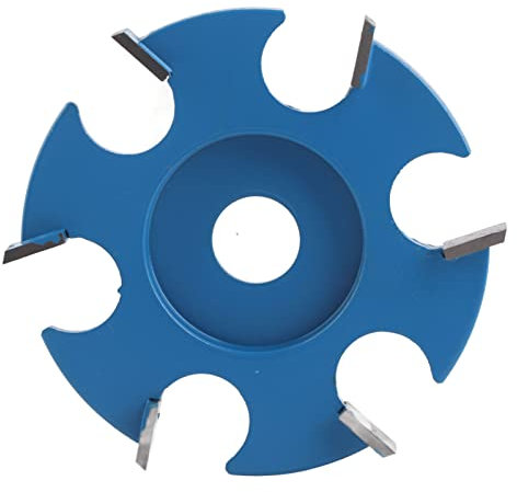 Mola Angolare, 6 Denti Fresa Per Legno Disco Per Intaglio in Acciaio al Carbonio Strumenti Per La Lavorazione del Legno Smerigliatrice Angolare Strumento Per Scanalatura Strumento Per Piallatura Per T