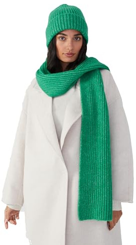 Style & Republic Damen Strick-Beanie und Scarf, auch als set erhältlich- deine kuschelige Winter-mütze oder Schal für stilvolle Herbst- & Winter-Momente - auch als Set- Strickmützen und Scarf
