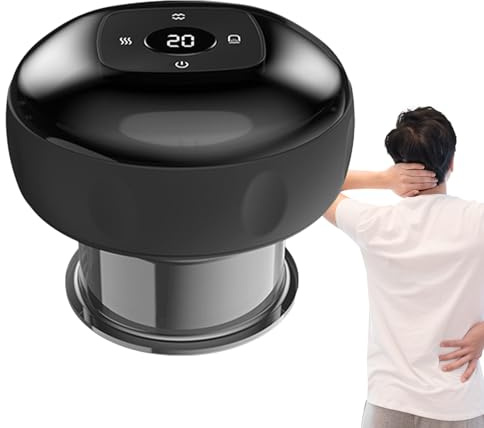 Massaggio con coppettazione e aspirazione sottovuoto - Dispositivo di coppettazione portatile | Massaggiatore a coppettazione elettrico regolabile intelligente per regalo di compleanno