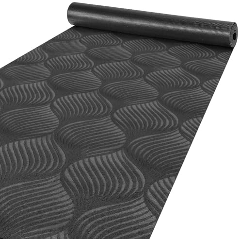 ANRO Läufer Flur Teppich Läufer Küchenläufer Küchenteppich Teppich Velours rutschfest waschbar für Flur, Schlafzimmer, Wohnzimmer, Küche Baker Grau 100 x 160cm