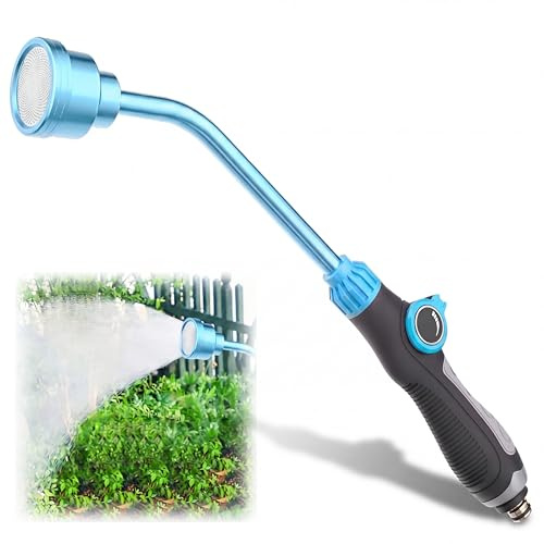 Watering Lance, 1000 Hole Watering with 2 Nozzle, Hose Pipe Spray Gun, Garden Hose Spray Lance for Sprinkler Irrigation and Cleaning