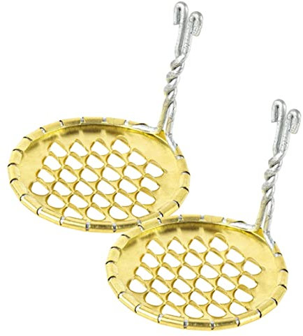 SHOWERORO 2stücke Lebensmittelschaber-Werkzeug Aus Metall Wiederverwendbar Scrappers Küche Für Kalte Nudeln Gelee-schaber Kaltnudelschneider Kupferbohnen-gelee-schaber Lebensmittelschaber-