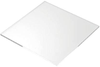 Acrylglas Platten klare Kunststoff Acrylplatte Transparente Acrylplatte, Dicke 5 mm, quadratische Acrylplatte, geeignet für Tischschilder und Malerei, 200 × 200 mm-200 × 500 mm, 200 × 200 × 5 mm