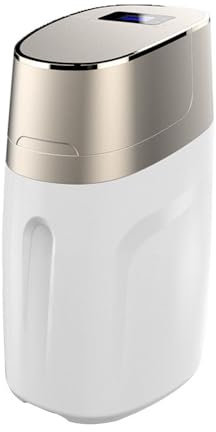 Addolcitore d'acqua automatico, Aspetto raffinato, Dimensioni ridotte e facile installazione, Qualità dell'acqua addolcente per evitare la caduta dei capelli, Display LCD a cristalli liquidi, per casa