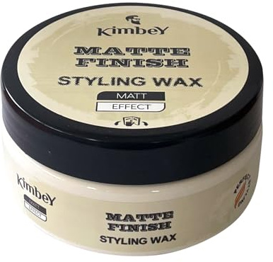 Kimbey Hairwax Matte Finish 150 ml | Starker Halt für einen natürlichen Look | Textur und Definition ohne Glanz | Flexible Anwendung für modernes Styling