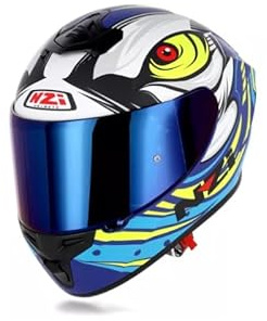 NZI Trendy 2 ECE 22.06 - Casco Moto Integral Pajaro - Unisex Hombre y Mujer (XS)