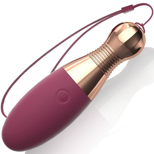 Vibrator Egg 11,8cm Ø3,5cm – Mini Vibro Ei für Frauen, 10 Modi, Wasserdicht, Leiser Vibrator, Bullet Vibrator, Klein und Tragbar, Vibratoren für Frauen – FOPS M94