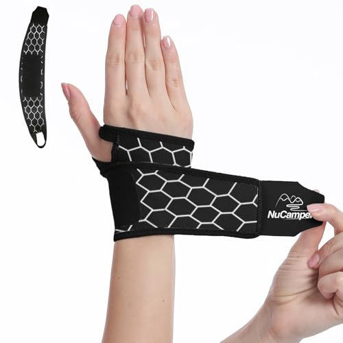 NuCamper Handgelenk Bandagen, Einstellbar Handgelenkstütze, Atmungsaktiv Wrist Wrap Handgelenk Schiene Männer Und Fraue Für Schmerzlinderung Arthritis Karpaltunnel Sehnenentzündung Verstauchung Sport