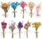 Lot de 10 Mini Bouquets de Fleurs Séchées Naturelles, Mini Fleurs Séchées, Bouquet de Fleurs Sechees, Mélange de Fleurs Séchées Naturelles pour Loisirs Créatifs, Décoration D'intérieur (A)