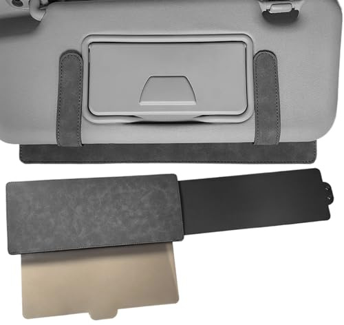XIAOXIAOYU Extension de visière de voiture pour pare-soleil de voiture - Protection latérale extensible contre l'éblouissement avec filtre UV pour une conduite sûre