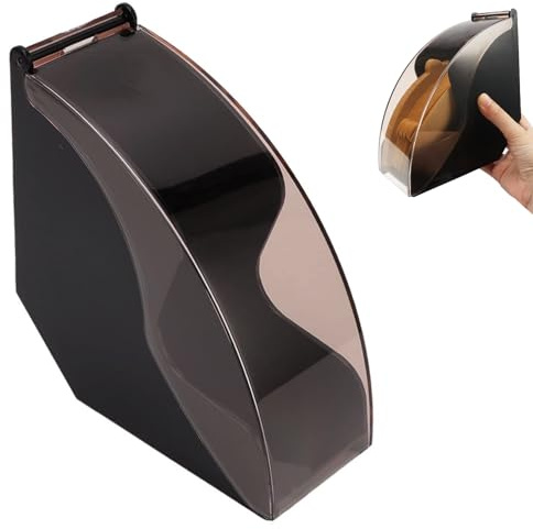 Kaffeefilterhalter Mit Deckel, Schwarz Kaffeefilter Papierspender Rack, Filtertütenhalter, Wiederverwendbar Kaffeefilter Aufbewahrung Halter, Fächerförmige Filterpapierhalter, Für Küchen, Cafés, Bars
