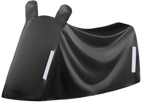 Housse de protection imperméable pour moto | Protection UV contre les intempéries | Bâche de rangement pour moto tout-terrain – Pour scooter, véhicule électrique, hiver, garage, entreposage extérieur