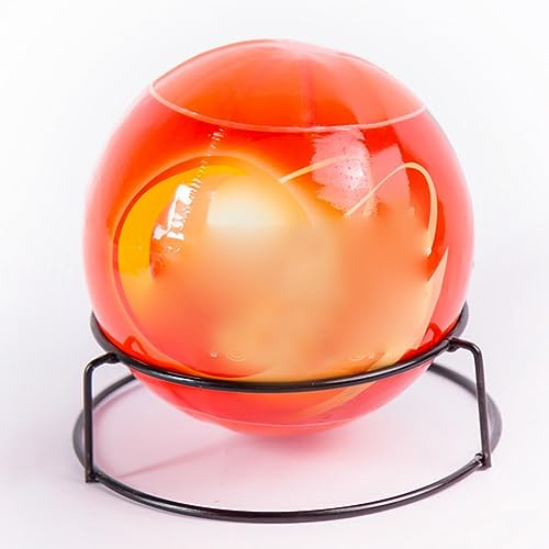 HELEVIA Bola de Extintor de Incendios, Equipo Automático de Extinción de Incendios de Polvo Seco de 4 Kg para Almacén y Bosque, con Soporte para Camping en Vehículos de Oficina en Casa