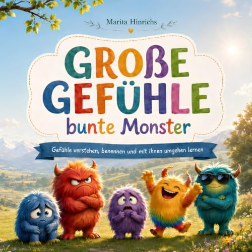 Große Gefühle, bunte Monster: Ein liebevolles Mitmachbuch für Kinder ab 4 Jahren, um Gefühle zu verstehen, zu benennen und mit ihnen umzugehen