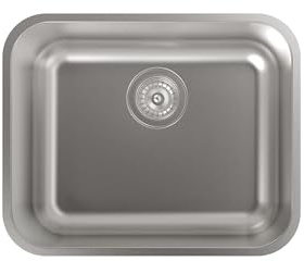 Cata | Fregaderode Cocina 1 Cubeta | Modelo CB 50-40 | Fregadero Bajo Encimera | Cubeta Cuadrada | Instalación en Mueble de 60 cm | Profundidad de 20 cm | Acero Inoxidable