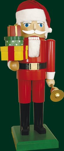 Rudolphs Schatzkiste Le schiaccianoci Santa delle schiaccianoci delle schiaccianoci + presentano Le Montagne di öre di Natale 120cm Nuove