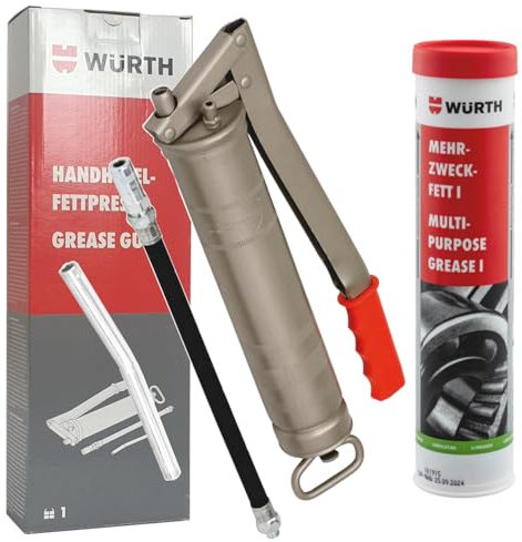 Würth Handhebelfettpresse inkl. 400g Mehrzweckfett I