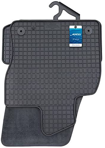 PETEX 20110 Gummimatten für passend für Karoq ab 43040 Fußmatten schwarz 4-teilig