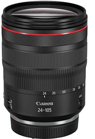 Canon RF 24-105mm f/4L IS USM Lens, Black - 2963C002