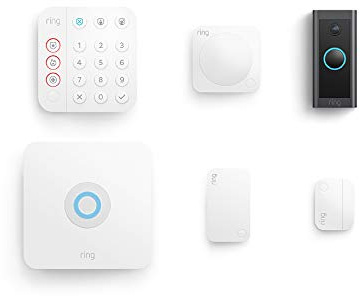 Ring Alarm 5-Piece Kit (2nd Gen) bundle with Ring Video Doorbell Wired
