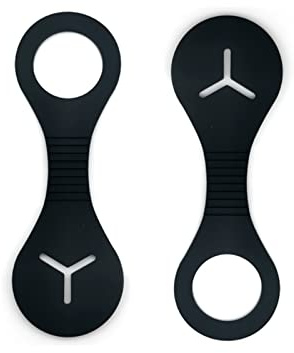 2 Pcs Poop Bag Holder Silicone Pet Waste Bag Holder Hands Free Poop Bag Carrier for Leash Dispenser Accessories